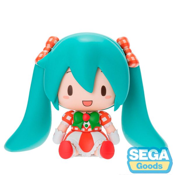 Figura Hatsune Miku Lovely Strawberry Fuwa Petit de 8cm - ¡Ideal para fans de Hatsune Miku! - Imagen 2