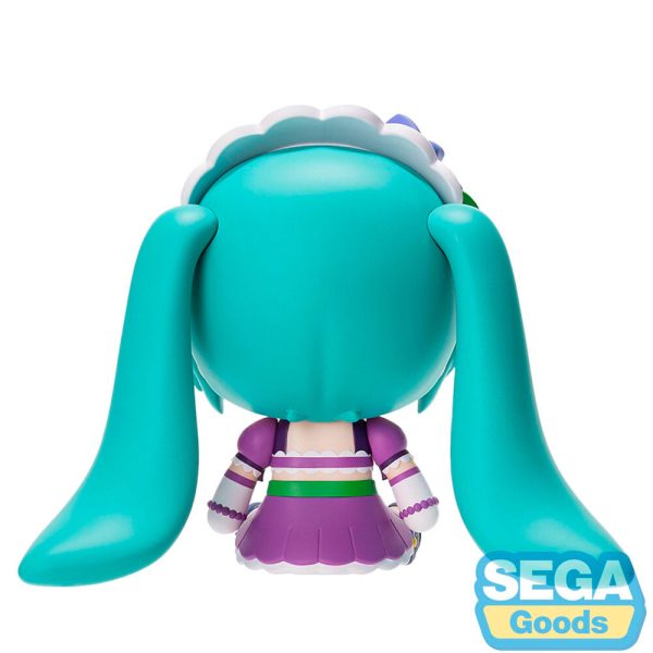 Figura de colección Hatsune Miku en color púrpura brillante de 8cm - Imagen 3