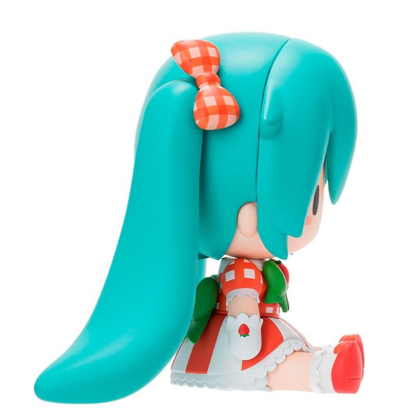 Figura Hatsune Miku Lovely Strawberry Fuwa Petit de 8cm - ¡Ideal para fans de Hatsune Miku! - Imagen 5