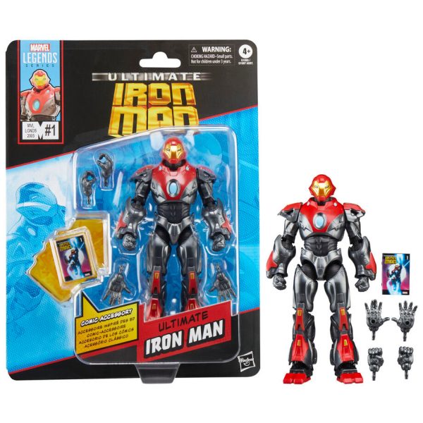 Figura Iron man Ultimate Iron man Marvel Legends 15cm - Imagen 2