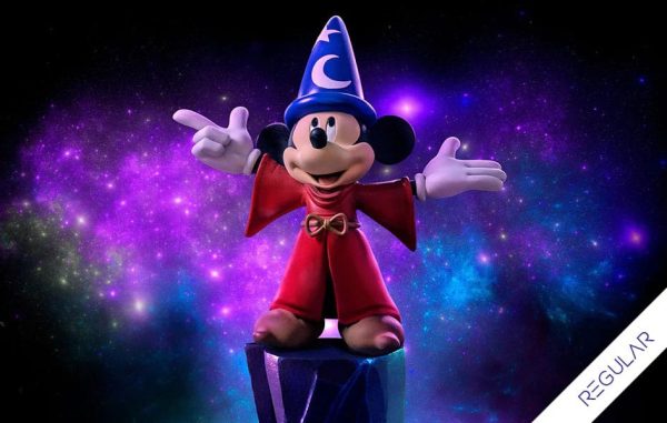 Figura de Mickey Mouse en escala 1/10 de Disney, inspirada en Fantasía, tamaño regular de 25 cm - Imagen 2