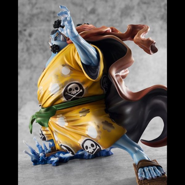 One Piece Estatua PVC Portrait Of Pirates SA-MAXIMUM Knight of the Sea Jinbe Limited Reprint 25 cm - Imagen 3