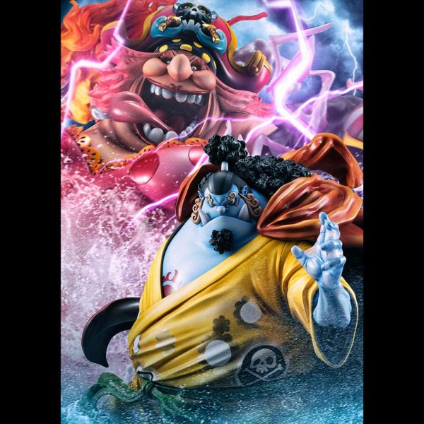 One Piece Estatua PVC Portrait Of Pirates SA-MAXIMUM Knight of the Sea Jinbe Limited Reprint 25 cm - Imagen 6