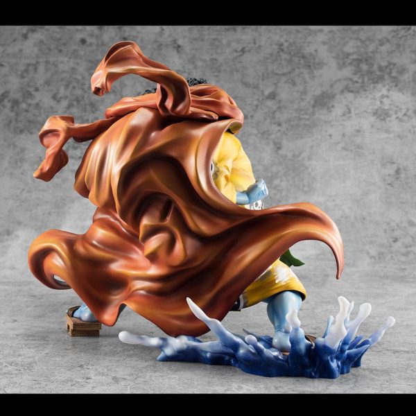 One Piece Estatua PVC Portrait Of Pirates SA-MAXIMUM Knight of the Sea Jinbe Limited Reprint 25 cm - Imagen 8