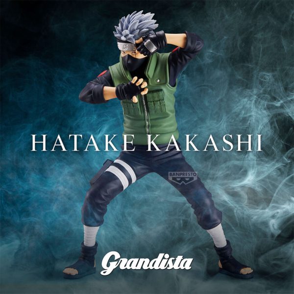 Figura Hatake Kakashi Grandista Naruto Shippuden 23cm - Imagen 4