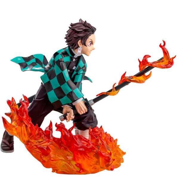 Figura Tanjiro Kamado Demon Slayer Kimetsu no Yaiba 17cm - Imagen 2