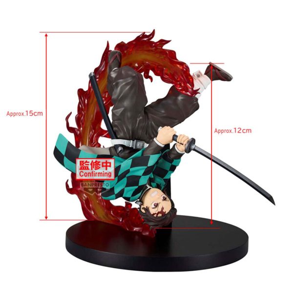 Figura Tanjiro Kamado Vibration Stars Demon Slayer Kimetsu no Yaiba 15cm - Imagen 4
