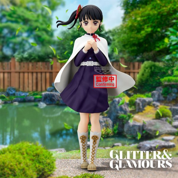Figura de Kanao Tsuyuri de Demon Slayer Kimetsu no Yaiba con acabado brillante y glamuroso de 22cm - Imagen 2
