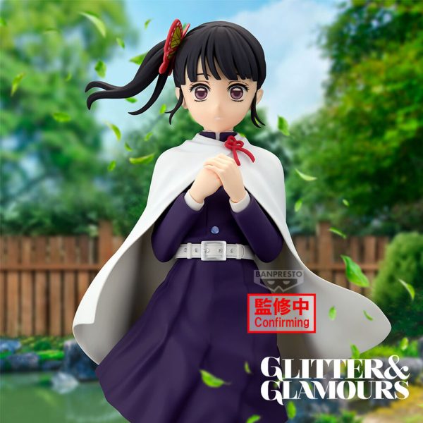 Figura de Kanao Tsuyuri de Demon Slayer Kimetsu no Yaiba con acabado brillante y glamuroso de 22cm - Imagen 3