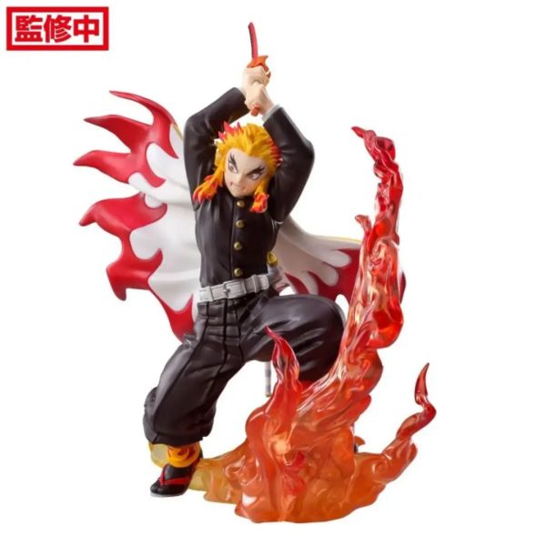 Figura Kyojuro Rengoku Kimetsu no Yaiba Xross Link Anime 15cm - Imagen 3