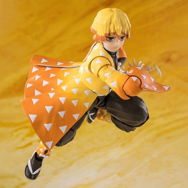 Figura de Colección Zenitsu Agatsuma de Demon Slayer Kimetsu no Yaiba en Escala 1/12 - Imagen 4
