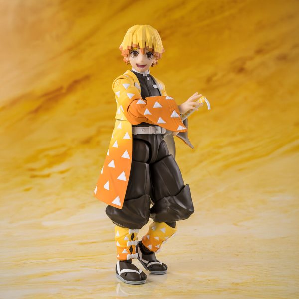 Figura de Colección Zenitsu Agatsuma de Demon Slayer Kimetsu no Yaiba en Escala 1/12 - Imagen 5