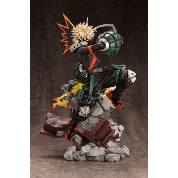 Figura Kotobukiya my Hero Academia Artfxj Katsuki Bakugo ver 2 Bonus Edition PVC Escala 1 8 26 CM - Imagen 4