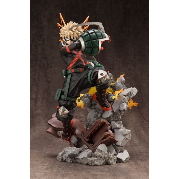 Figura Kotobukiya my Hero Academia Artfxj Katsuki Bakugo ver 2 Bonus Edition PVC Escala 1 8 26 CM - Imagen 5