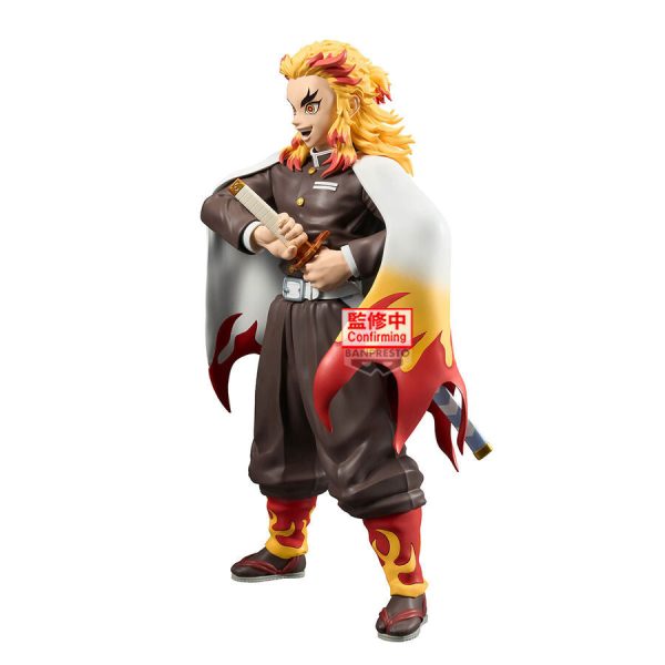 Figura Kyojuro Rengoku Grandista Demon Slayer Kimetsu no Yaiba 24cm - Imagen 2