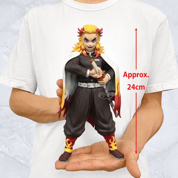 Figura Kyojuro Rengoku Grandista Demon Slayer Kimetsu no Yaiba 24cm - Imagen 4