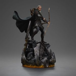 Estátua de Legolas Desatado de El Señor de los Anillos en Escala 1/10 - Altura de 29 cm