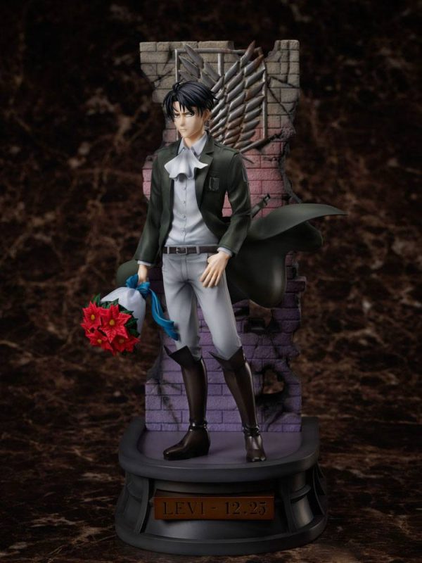 Figura Levi Attack on Titan the Final Season PVC Statue 1/7 Birthday 30 CM - Imagen 2