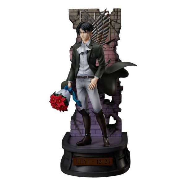Figura Levi Attack on Titan the Final Season PVC Statue 1/7 Birthday 30 CM