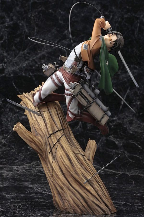Figura Kotobukiya Attack on Titan Artfxj Levi Ackerman Package