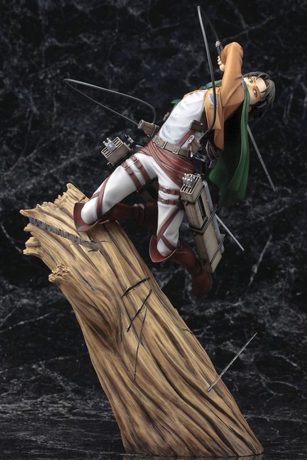 Figura Kotobukiya Attack on Titan Artfxj Levi Ackerman Package - Imagen 3