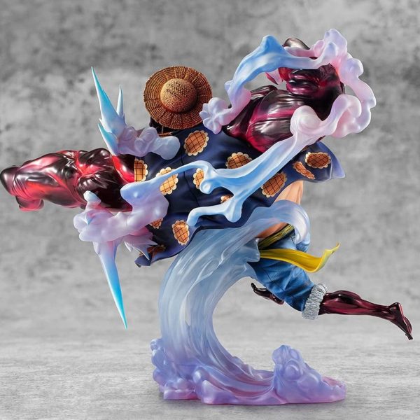 Figura Monkey d Luffy Gear 4 Megahouse Maximum - Imagen 4