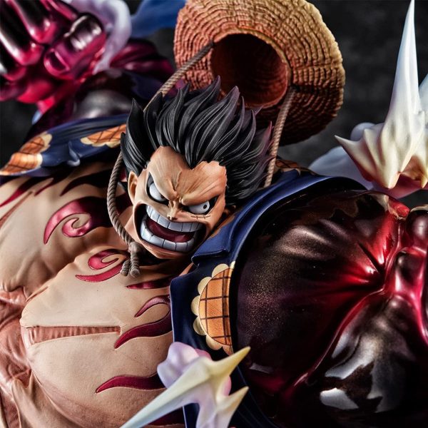 Figura Monkey d Luffy Gear 4 Megahouse Maximum - Imagen 3