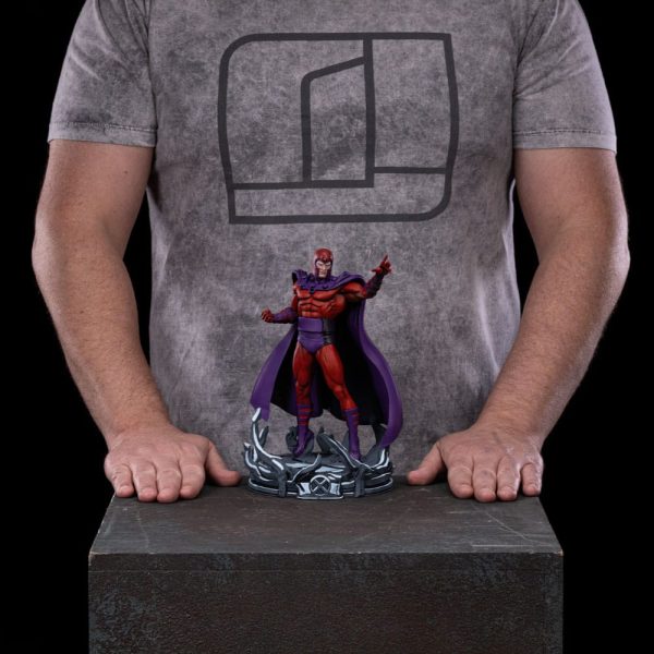 Figura Marvel Estatua 1/10 Art Scale X-Men 97 Magneto 23 cm - Imagen 7