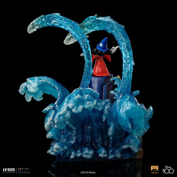 Estatua de Mickey Mouse de Fantasía de Disney en escala deluxe 1/10, altura de 51 cm. - Imagen 2