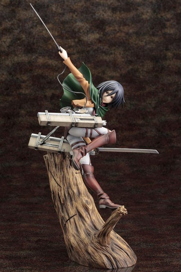 Figura Mikasa Ackerman Attack on Titan Estatua Artfxj 1/8 Renewal Package Ver. 35 CM - Imagen 4