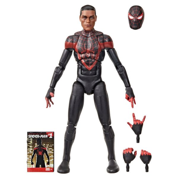 Figura Miles Morales Ultimate Spider-man Marvel Legends 15cm - Imagen 2