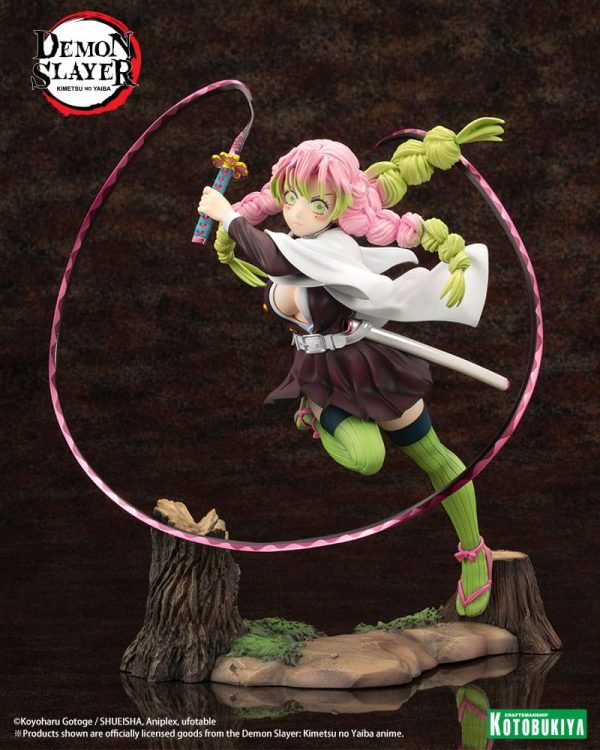 Figura Mitsuri Kanroji Kimetsu no Yaiba Estatua Artfxj PVC 1/8 Bonus Edition