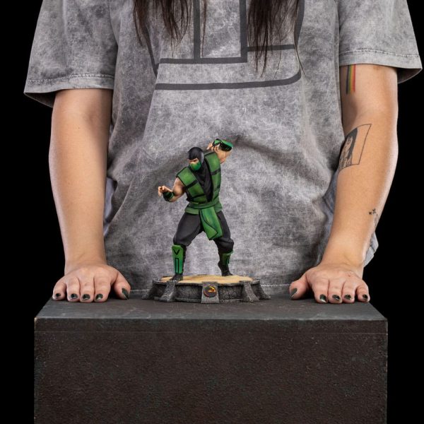 Estátua de Reptile de Mortal Kombat en escala 1/10 de 20 cm - Figura coleccionable para fans - Imagen 9