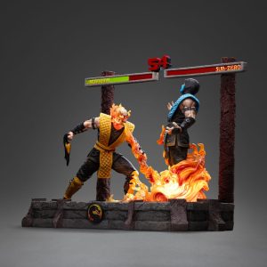 Figura Mortal Kombat Estatua 1/10 Deluxe Art Scale Scorpion Fatality 27 cm