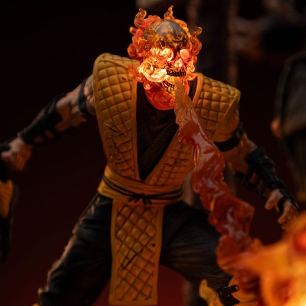 Figura Mortal Kombat Estatua 1/10 Deluxe Art Scale Scorpion Fatality 27 cm - Imagen 2