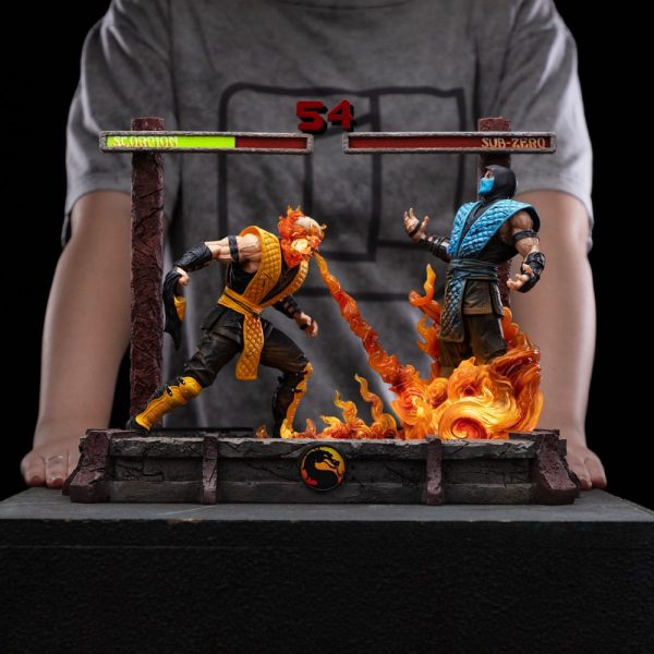Figura Mortal Kombat Estatua 1/10 Deluxe Art Scale Scorpion Fatality 27 cm - Imagen 7