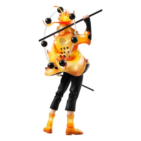 Figura Naruto Uzumaki Serie G.e.m. six Paths Sage Mode 15th Anniversary 22cm - Imagen 7