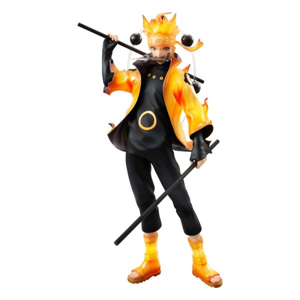 Figura Naruto Uzumaki Serie G.e.m. six Paths Sage Mode 15th Anniversary 22cm - Imagen 2