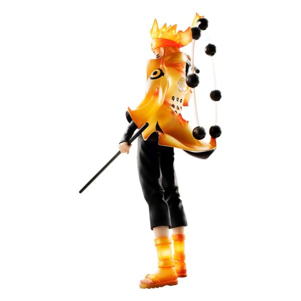 Figura Naruto Uzumaki Serie G.e.m. six Paths Sage Mode 15th Anniversary 22cm - Imagen 6