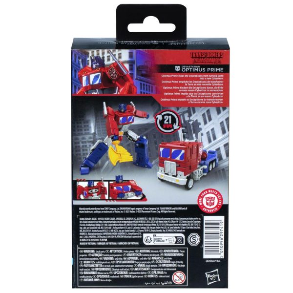 OPTIMUS PRIME DELUXE CLASS FIGURA 11,5 CM TRANSFORMERS: DEVASTATION STUDIO SERIES - Imagen 2