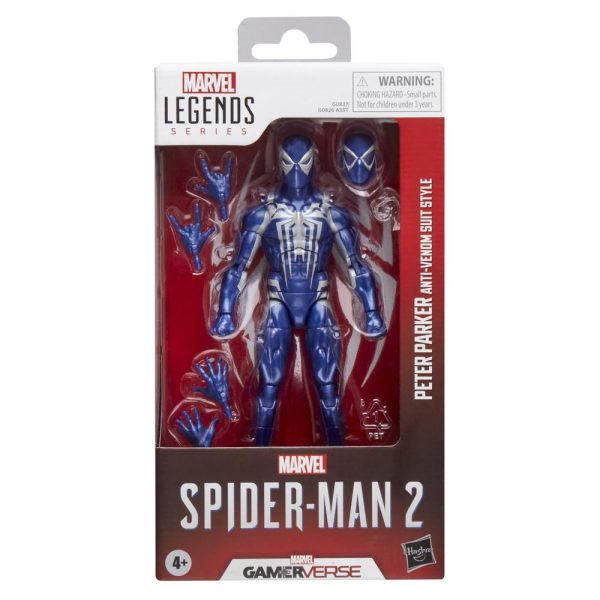 PETER PARKER ANTI-VENOM SUIT STYLE VERSION FIGURA 15 CM SPIDER-MAN 2 MARVEL LEGENDS SERIES - Imagen 6