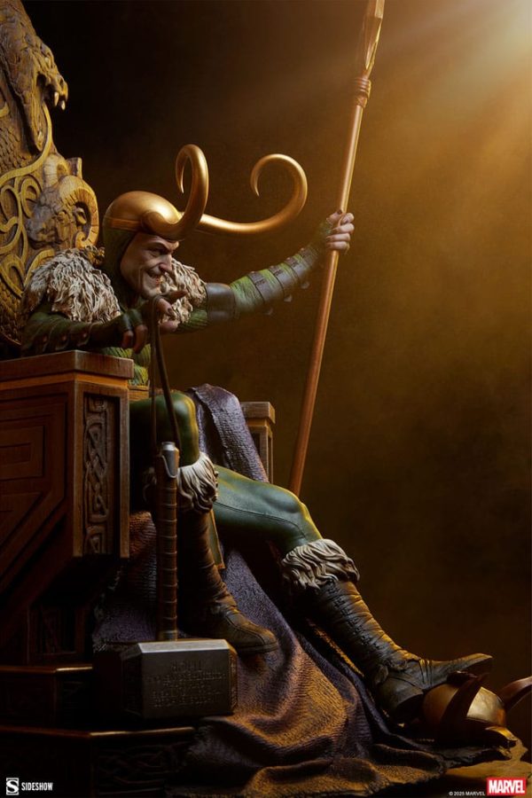 Figura Marvel Estatua Premium Format Loki 59 cm - Imagen 3