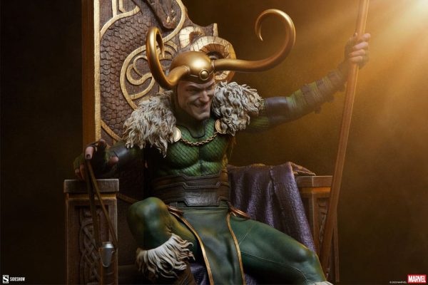 Figura Marvel Estatua Premium Format Loki 59 cm - Imagen 4