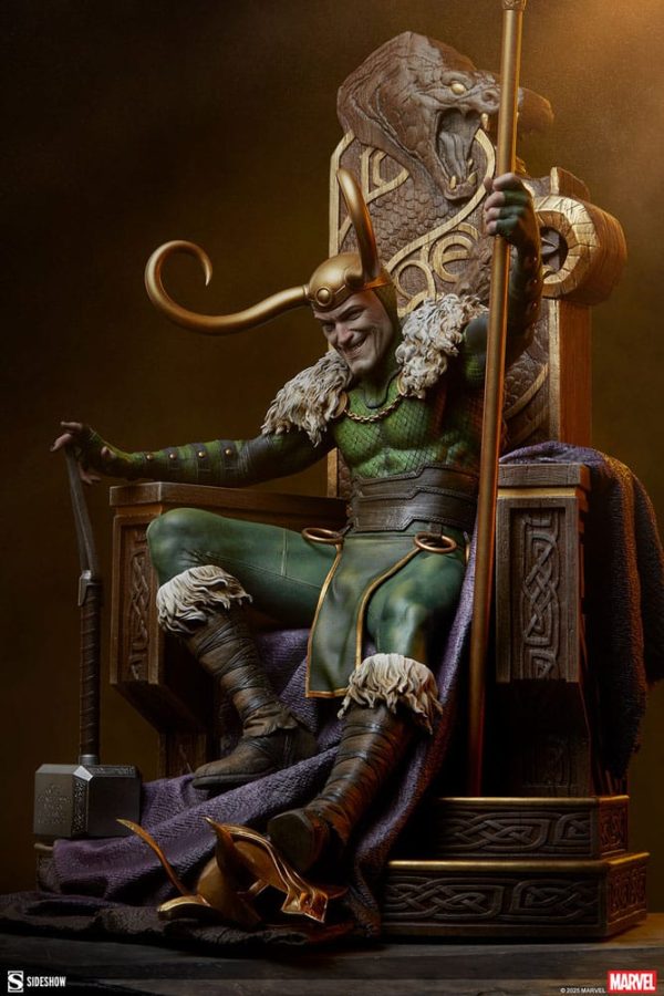 Figura Marvel Estatua Premium Format Loki 59 cm - Imagen 5