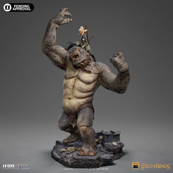 Estatua Deluxe 1/10 de Cave Troll y Legolas de El Señor de los Anillos: Escala de Arte - Imagen 2