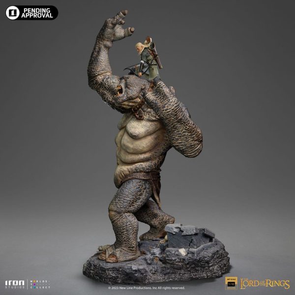 Estatua Deluxe 1/10 de Cave Troll y Legolas de El Señor de los Anillos: Escala de Arte - Imagen 4