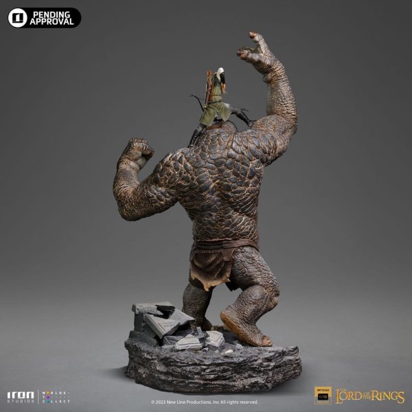 Estatua Deluxe 1/10 de Cave Troll y Legolas de El Señor de los Anillos: Escala de Arte - Imagen 5