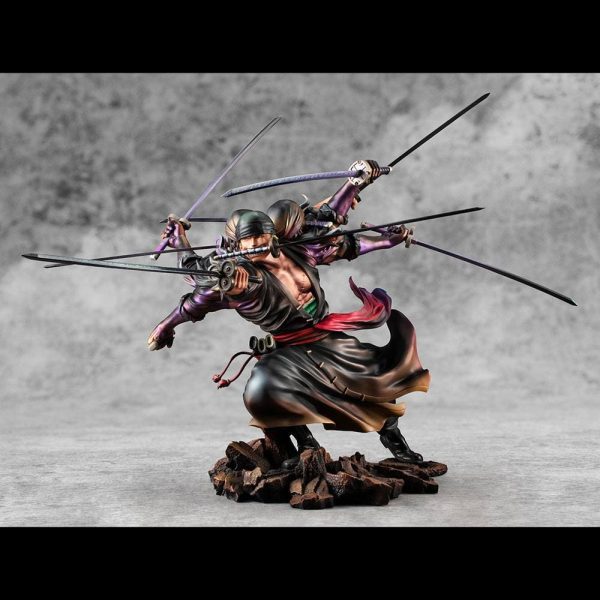 Figura Zoro One Piece Estatua Excellent Model P.O.P. SA-Maximum
