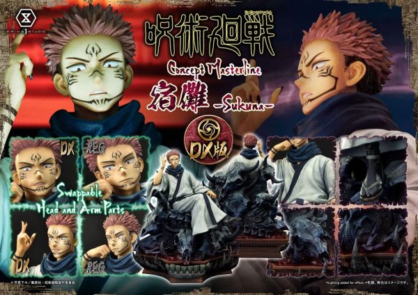 Figura Sukuna Jujutsu Kaisen Premium Masterline Series Deluxe Version - Imagen 11