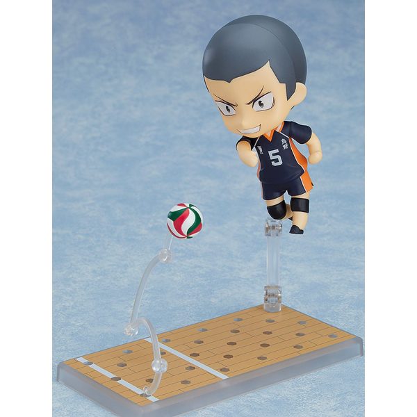 Figura Nendoroid Re-Run de Ryunosuke Tanaka de Haikyu!! - 10 cm - Imagen 2